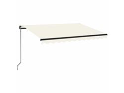 Maison Exclusive - Toldo Retráctil Manual Crema 350x250 Cm