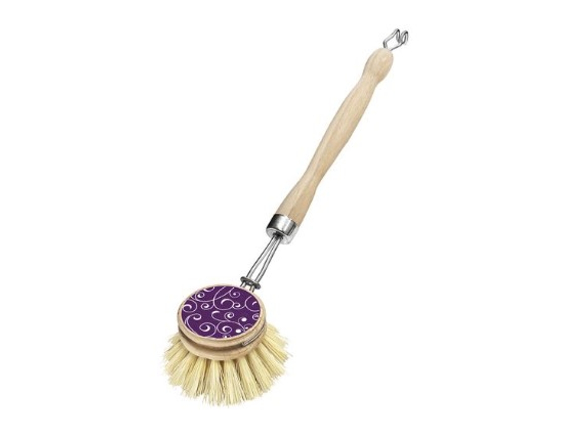 Blink, Cepillo De Madera Para Lavar Platos, Morado, 1 Unidad