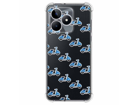 Funda Diseño Scooter para Realme Note 50 TUMUNDOSMARTPHONE Silicona Multicolor