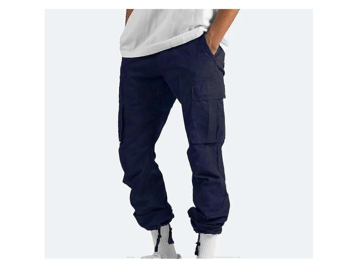 2026-pantalones Cargo Casual Para Hombre Con Multiples Bolsillos De Traje Recto Para Actividades Al Aire Libre Y Fitness