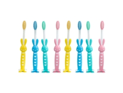 Cepillo de dientes infantil con carbón activado y gel de sílice, cabezal pequeño, diseño de dibujos animados Kofihety