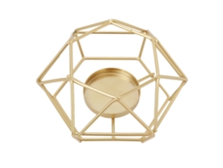 Portavasos De Vela Nordic Style Geométrico De Metal Duradero Para Hogar Con Diseño Único Y Resistente A Altas Temperaturas