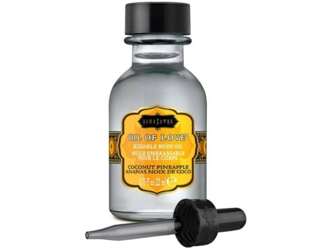 Lubricante KAMASUTRA COSMETICS Aceite Comestible - Coco y Pi—A 22 ml