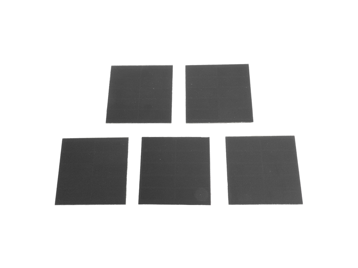 5 mini paneles solares de silicio monocristalino de 1 W y 55 mm, ideales para bricolaje, para luz solar, teléfono, linterna y proyecto científico.