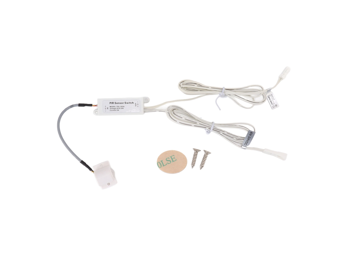 Rebe-interruptor De Movimiento Pir Infrarrojo Para Luz De Gabinete Diseño Separado 120 Grados Dc6‑24v
