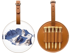Bolsa de golf Alps Snow Mountains, negra, fácil de transportar | Sin marca