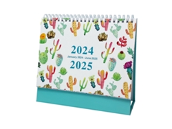 XYVONA Calendário De Mesa 2024 2025, Calendário Mensal De Mesa, Calendário De Pé Com Folha Xyvona (jan. 2024 Jun. 2025, 8 X 6)
