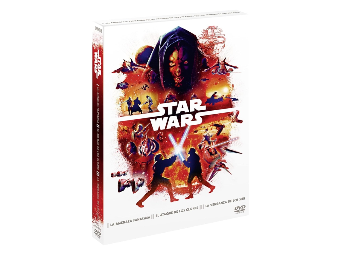DVD Star Wars Trilogy Episodes 1 3 - Trilogía Star Wars Episodios 1 a 3