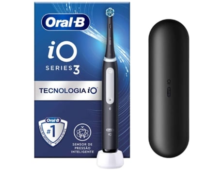Oral-B Io Serie 3 Cepillo de Dientes Eléctrico con 3 Modos de Cepillado para el Cuidado Dental Tecnología Magnética BRAUN Estuche de Viaje