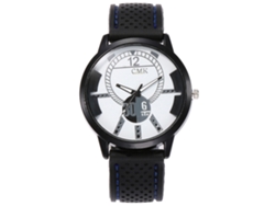 Reloj Deportivo Casual Unisex Con Correa De Silicona Azul De Moda