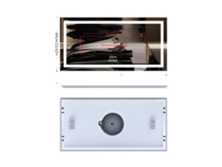 Espejo de baño LED con altavoz Bluetooth, antivaho y memoria, 120 x 60 cm, OEM