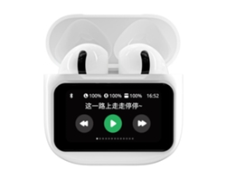 Auriculares Inalámbricos Con Pantalla Lcd, Controles Táctiles, Cancelación De Ruido Enc, Altavoces Y Batería De Larga Duración.