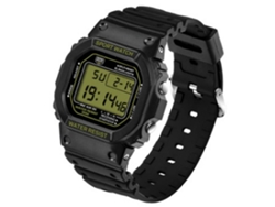 Reloj Electrónico Digital Impermeable De Moda Para Hombre (oro Negro)
