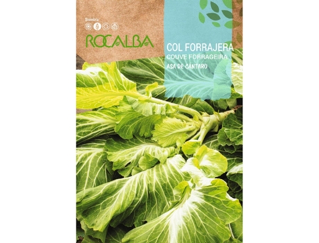 ROCALBA Sementes de Repolho Forragem Asa de Cantaro 25 Gr Pacote 5 Envelopes
