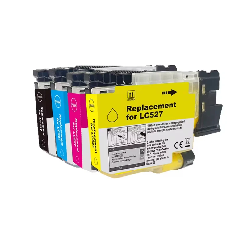 1setlc-527 Lc527 Lc 527 Cartucho De Tinta Compatible Para Impresoras Brother Mfc-j4550dw J4350dw 4550 4350