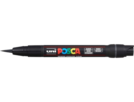 Marcador POSCA PCF-350 Punta Pincel Negro (Punta de 1 a 10 mm)