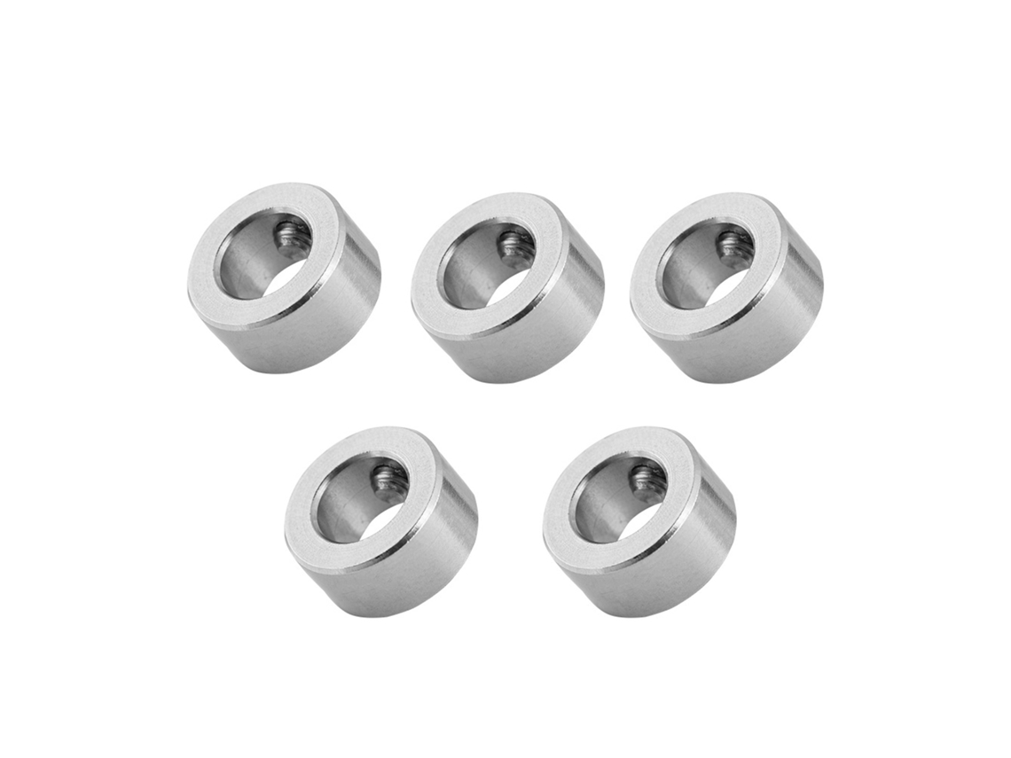 5 Piezas Collar De Bloqueo Para Eje 8mm Anillo De Bloqueo Para Tuerca De Avance Hierro Niquelado Para Impresora 3d