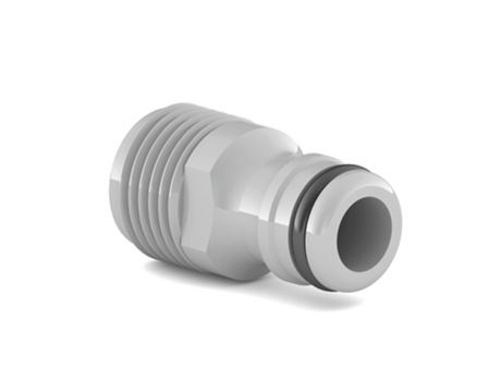 1/2 Pulgada Hozelock Compatibil Conector de La Manguera de Tapas Roscadas Machos