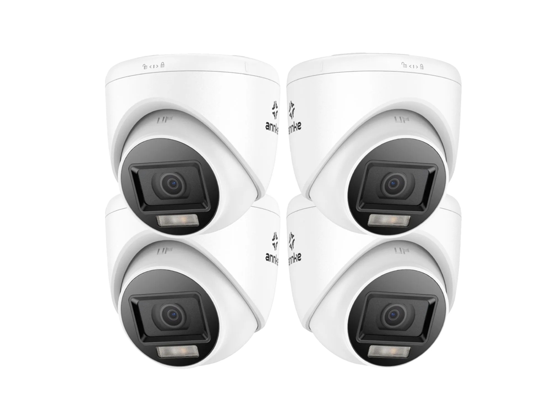 Cámara de seguridad, resolución 4k, visión nocturna, 4 cámaras OEM