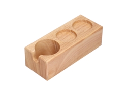 Soporte De Madera Para Cafetera De Émbolo Con Rejilla, Portafiltro, Estación De Compactación Y Accesorios Para Café.
