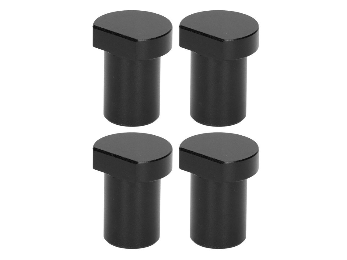 4pcs Blocos De Limite De Mesa Para Marcenaria Bancada Multifuncional Travões De Pino Diam 20mm Preto