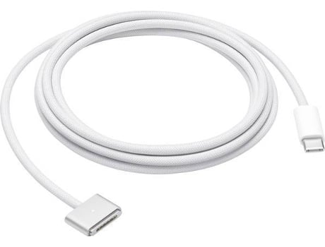 Cable APPLE MacBook (USB-C - MagSafe 3 - 2 m - Blanco)