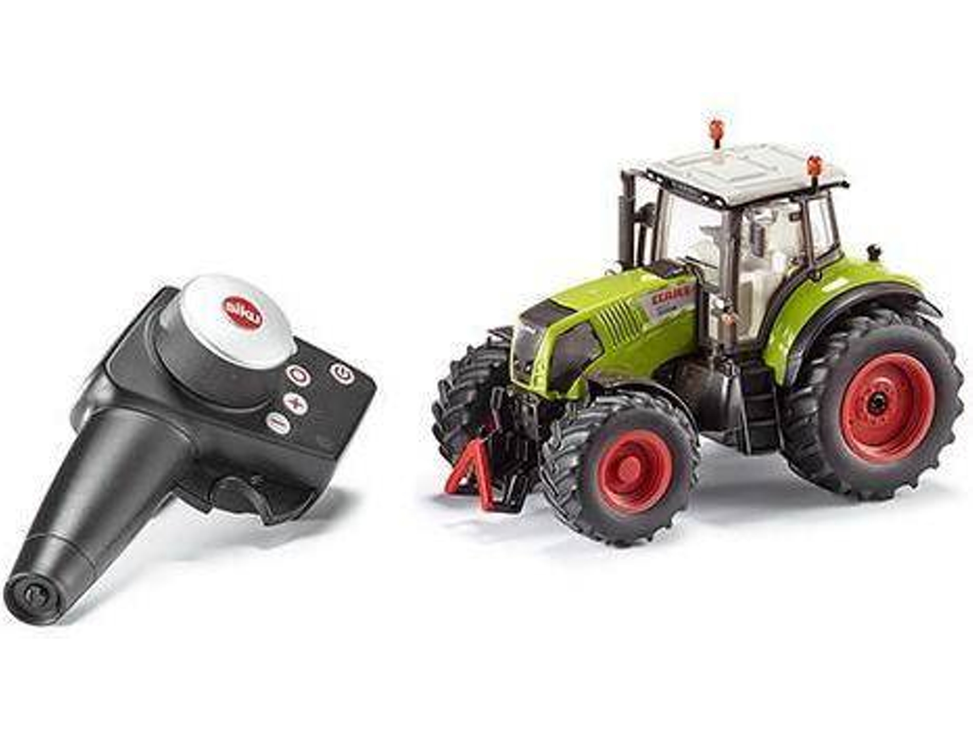 Tractor TeledirigidoSIKU Claas Axion 850 Conjunto Com Controlo Remoto (Verde - 20.5x35.5x12.4cm - Edad Mínima: 3)