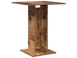 Maison Exclusive - Mesa De Bistró De Madera De Ingeniería Envejecida 60x60x75 Cm