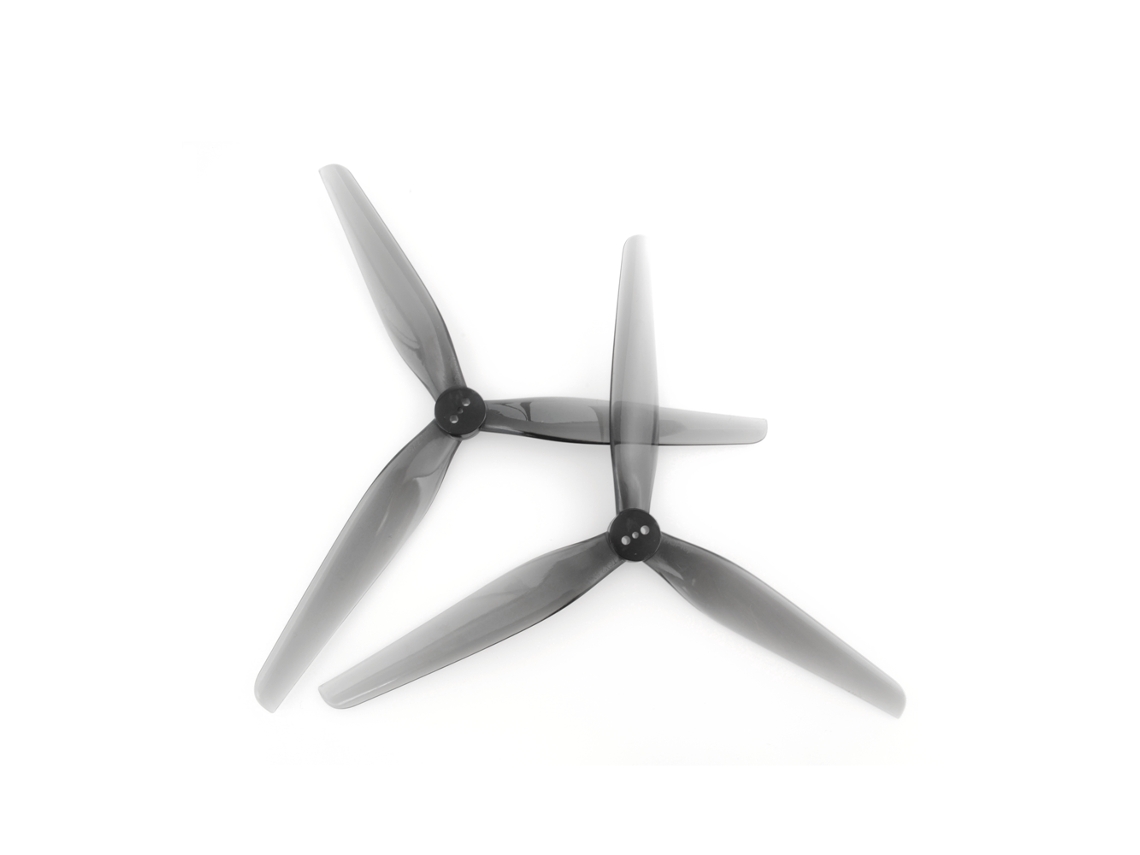 Hélices Hqprop T6x2.5x3 de 6 pulgadas, 3 palas, gris claro, de policarbonato, en sentido horario/antihorario, para dron RC, FPV, multirotor de carreras