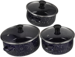 Mini Olla De Esmalte Para Sopa, Olla De Esmalte Vintage Para Estufa, Olla Versátil Para Cocinar Sopas Y Fideos, Azul,