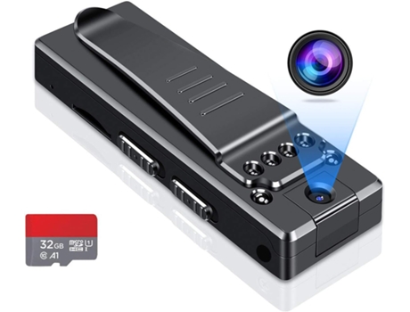 Mini Cámara de cuerpo HD 1080P inalámbrica portátil GELLDG
