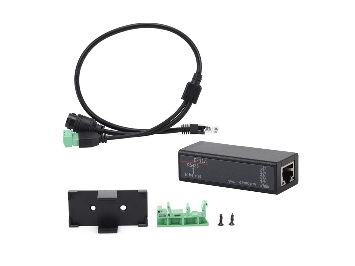 Servidor Serial RS485 para Ethernet DTU - Módulo de Comunicação de Mensagens Curtas 5-36VDC
