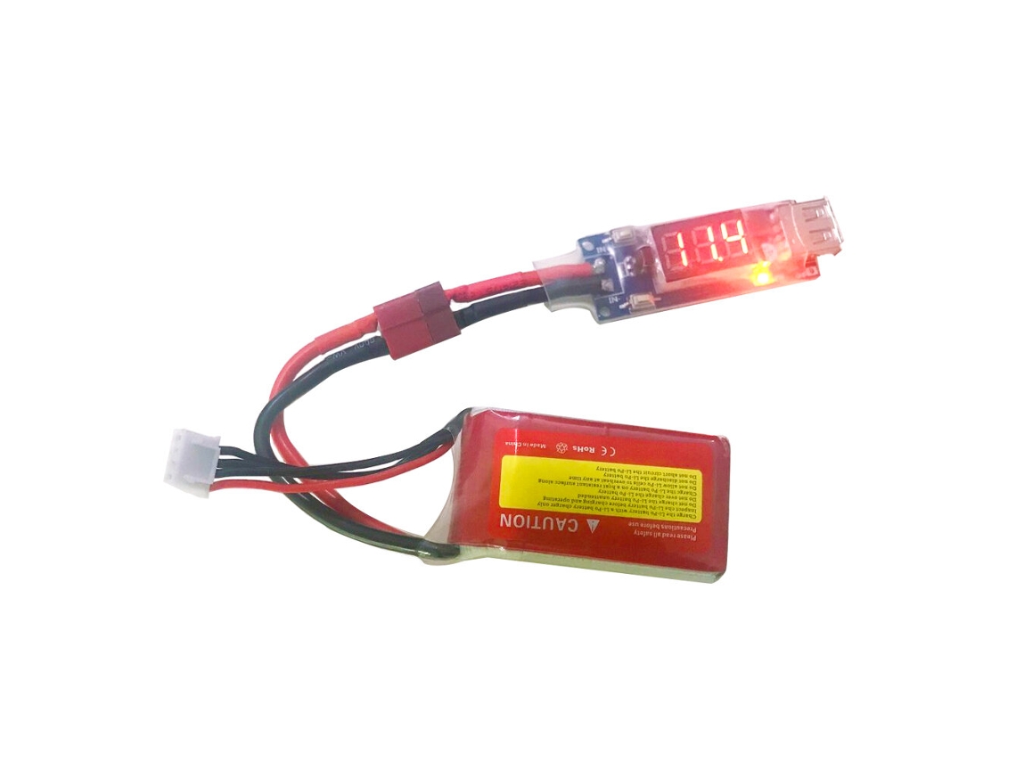 Cargador convertidor de voltaje de batería Lipo de 2,8 s, conector XT60 T a placa micro USB