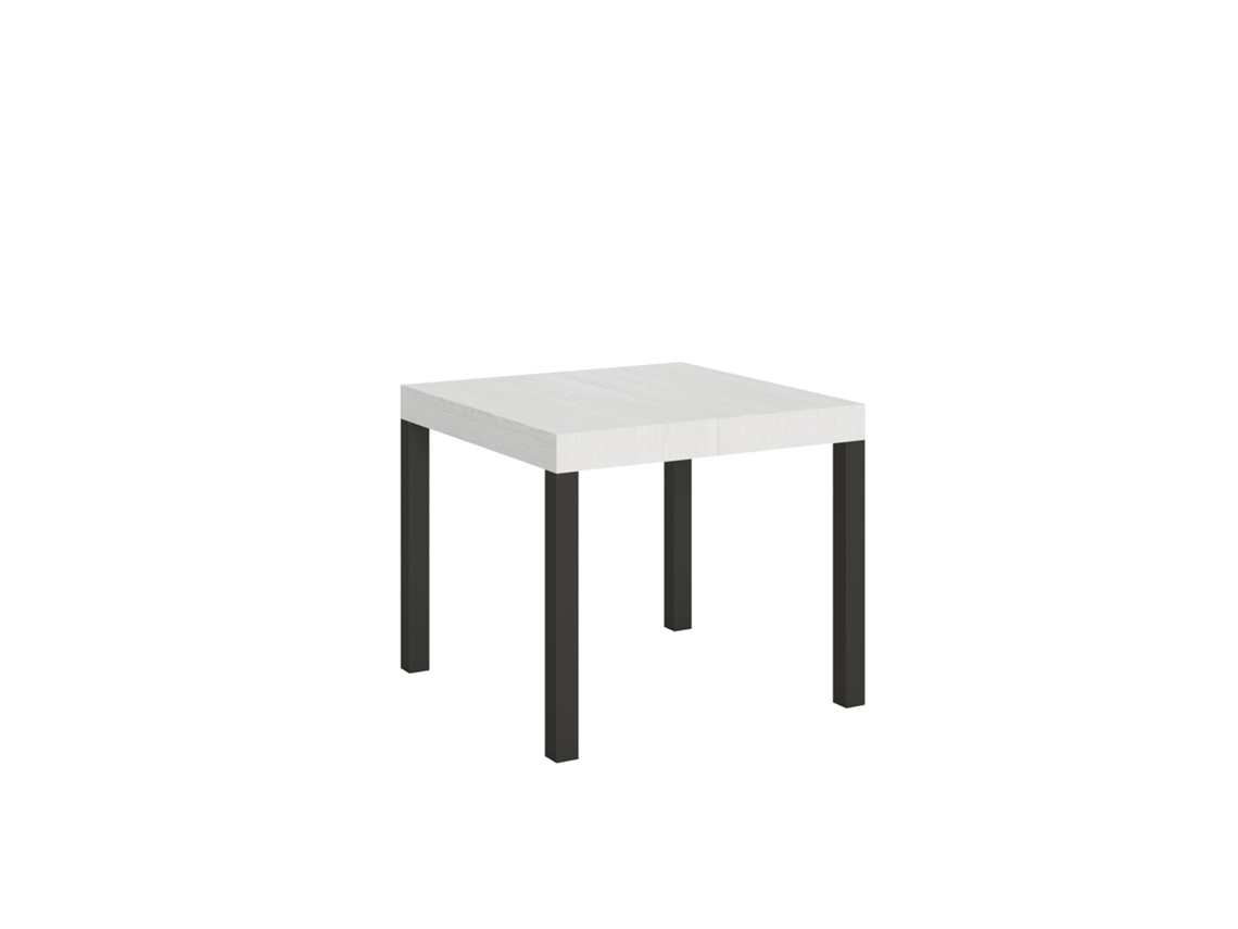 Mesa de Comedor ITAMOBY Everyday (90x90/246 - Paneles de Melamina - Fresno Blanco)