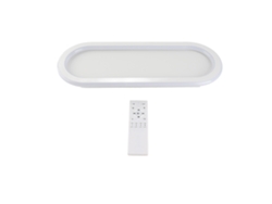 Rebe-lámpara De Techo Led Lineal Moderna 3000k-6500k Regulable Con Control Remoto Para Cocina Dormitorio Oficina Pasillo Blanco