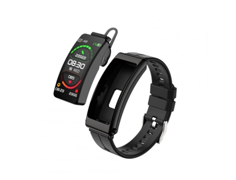 Pulsera Deportiva K13 Auriculares Pantalla táctil Auriculares Bluetooth Podómetro Fitness Deportes Negro