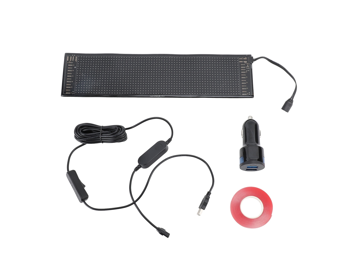 2026-panel Led Publicitario Deslizante Control App Bluetooth Ip66 Impermeable Matriz Rgb Para Tienda Coche Bar Hotel