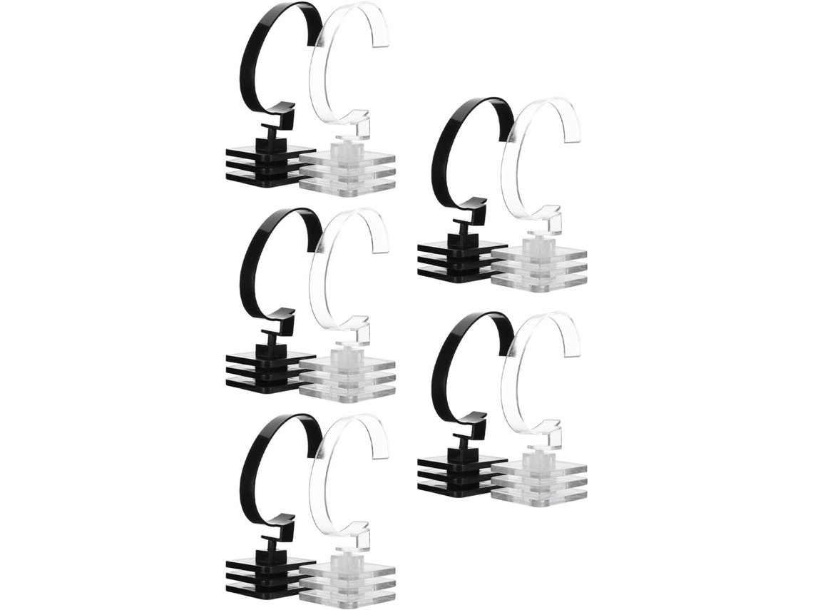 Juego 10 Soportes Multifuncionales Plástico Relojes Ideales Hogar Tienda Organizador Estable Pulseras Evita