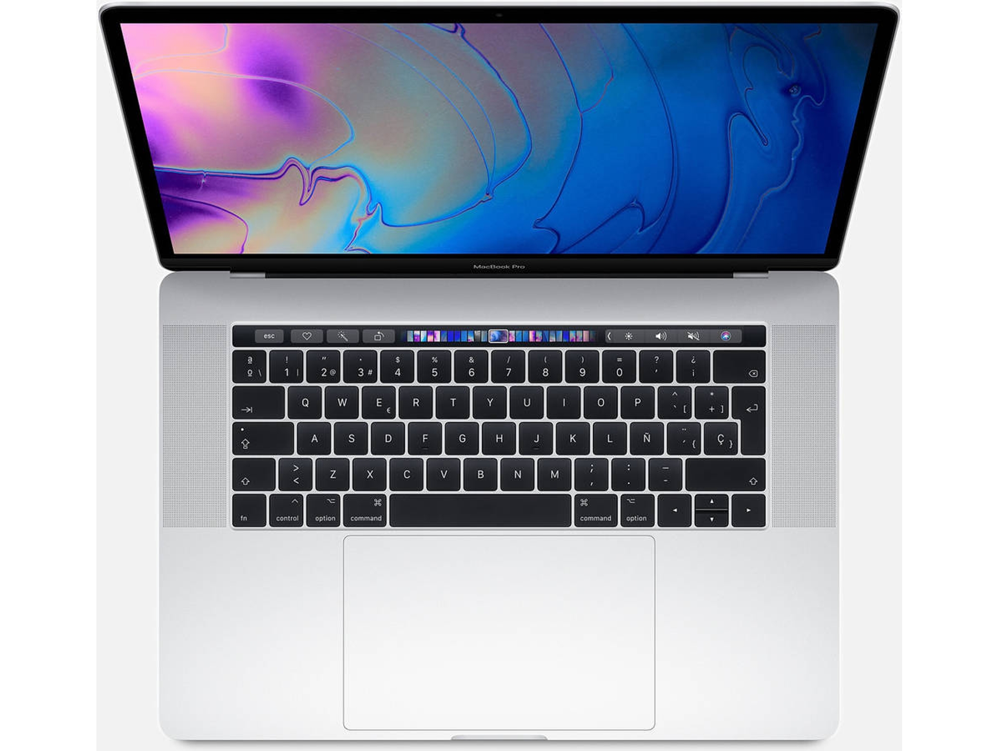 MacBook Pro 2019 TB APPLE Plata - MV922Y/A (15.4'' - Intel Core i7 - RAM: 16 GB - 256 GB SSD - AMD Radeon Pro 555X)