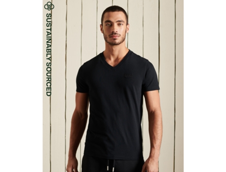 Camiseta para Hombre SUPERDRY (S - Marrón)