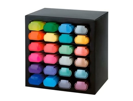 Set de Marcadores Fluorescentes FABER-CASTELL Textliner 24 Piezas Multicolor