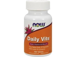 Complemento Alimentar NOW Daily Vits Multivitamínicos E Minerais (100 comprimidos)