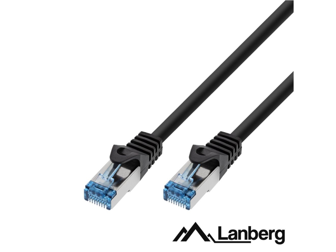Cable LANGERG S/Ftp Lszh Cat6A 1M (Negro)