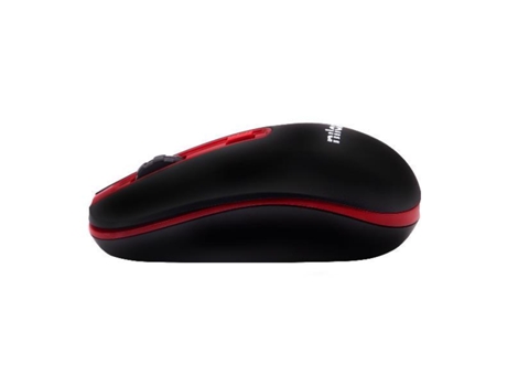 Nilox Mouse Wireless Black/Red 1000 Dpi Rato Wi-Fi Ótico