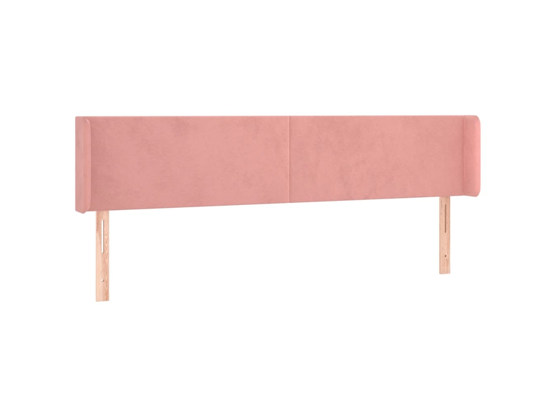 Maison Exclusive - Cabecero De Terciopelo Rosa 183x16x78/88 Cm