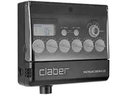 CLABER Programador de Riego D80580000 Corriente Alterna 220/24V Riego de Jardines