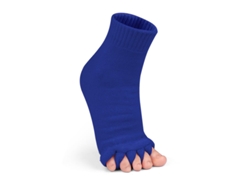 Calcetines Separadores De Dedos Para Mujer, Ideales Para Yoga, Alivio Del Dolor Y Mejora De La Circulación Henten Home, 1 Par, Azul Marino