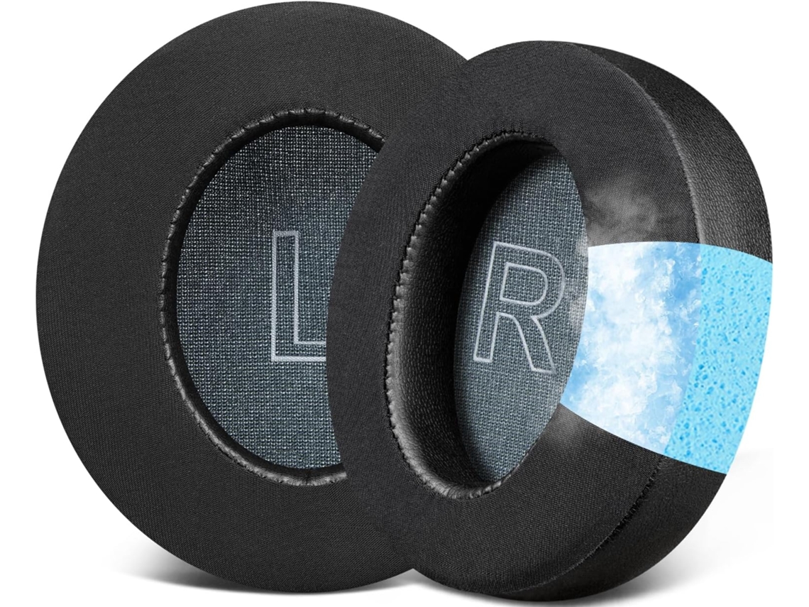 Almohadilla Para Auriculares Anker Soundcore Life Q30/q35 Gel Refrigerante Negro Zruxe