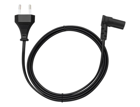 Cable de Alimentación 2 Pin Tipo 8 Curvo 3 Metros