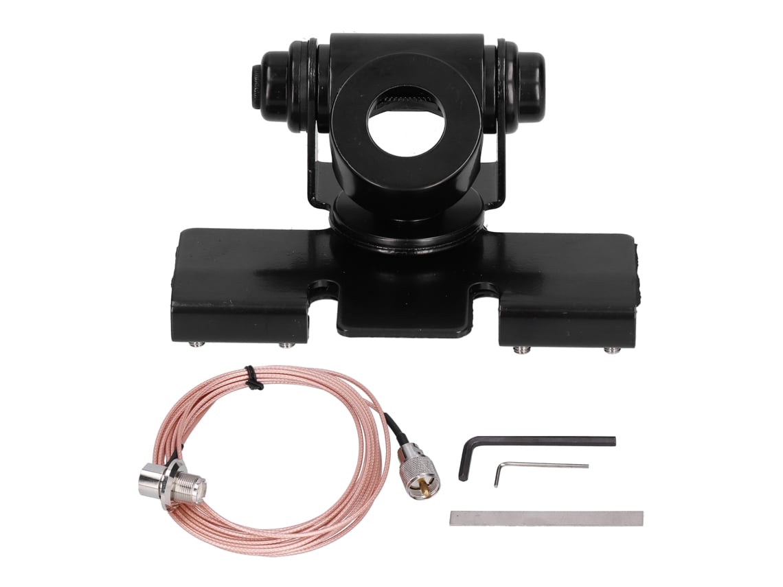 Soporte Para Antena De Vehículo Con Cable De Extensión De 5 M Para Coche, Camión Y Suv - Instalación Sin Perforaciones